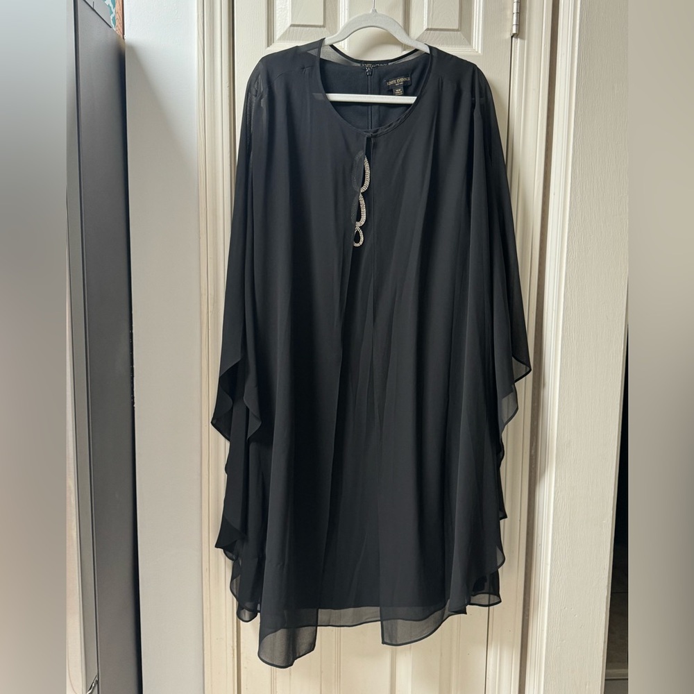 Ignite Evenings New York 2pc black dress size 16w